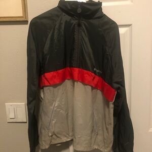 adidas vintage 80s Black, Red, and Gray Jacket
